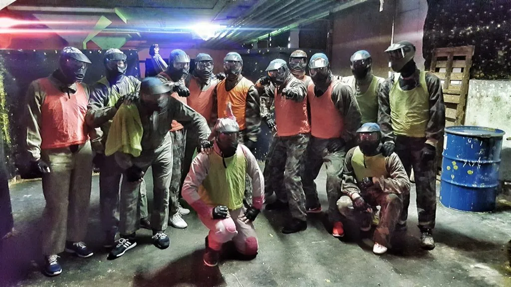 Stag party.group op paintball
