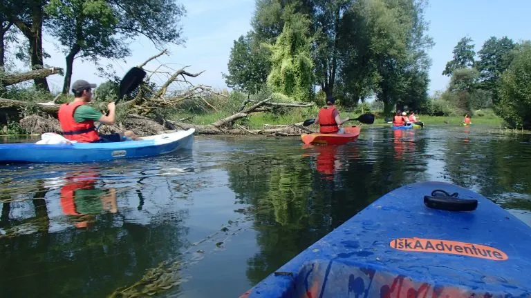 Fluss ljubljanica Kajak